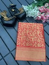 SF 590 Organic Designer Banarasi Lichi Silk Sarees Wholesale Clothing Suppliers In India